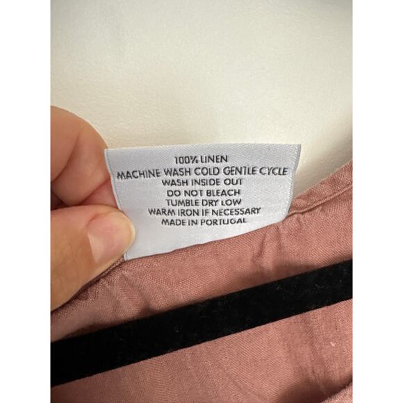 Parachute 100% Linen Tank Top in Pink - Medium - Picture 4 of 8